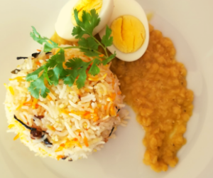 Yellow Rice Kaha Bath Recipe