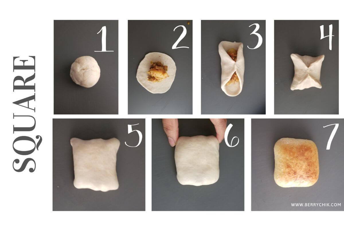 bread shaped like a square