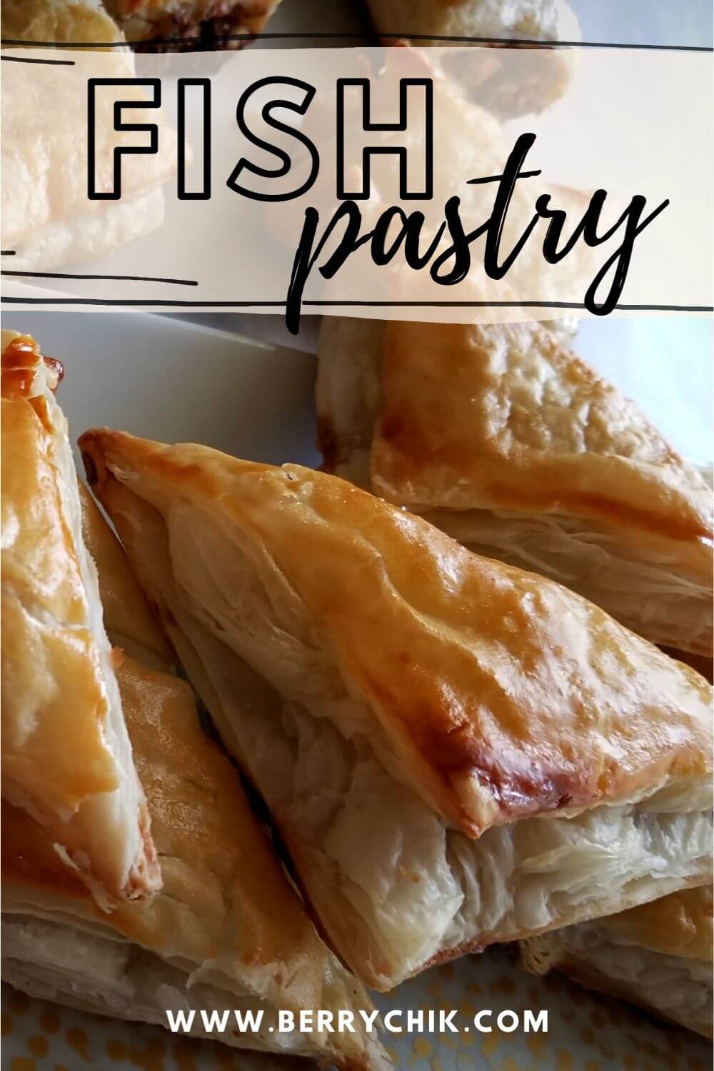 a pin image of sri lankan fish pastry freshly off the oven