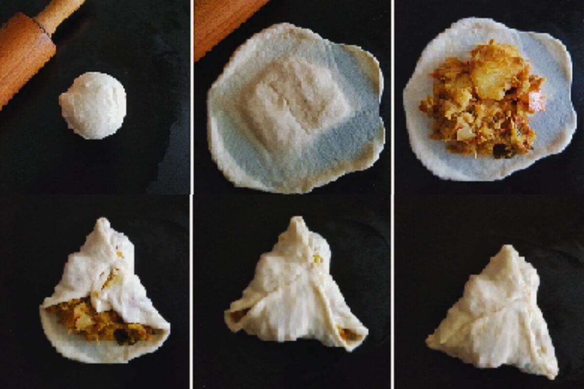 step by step how to make the sri lankan fish roti
