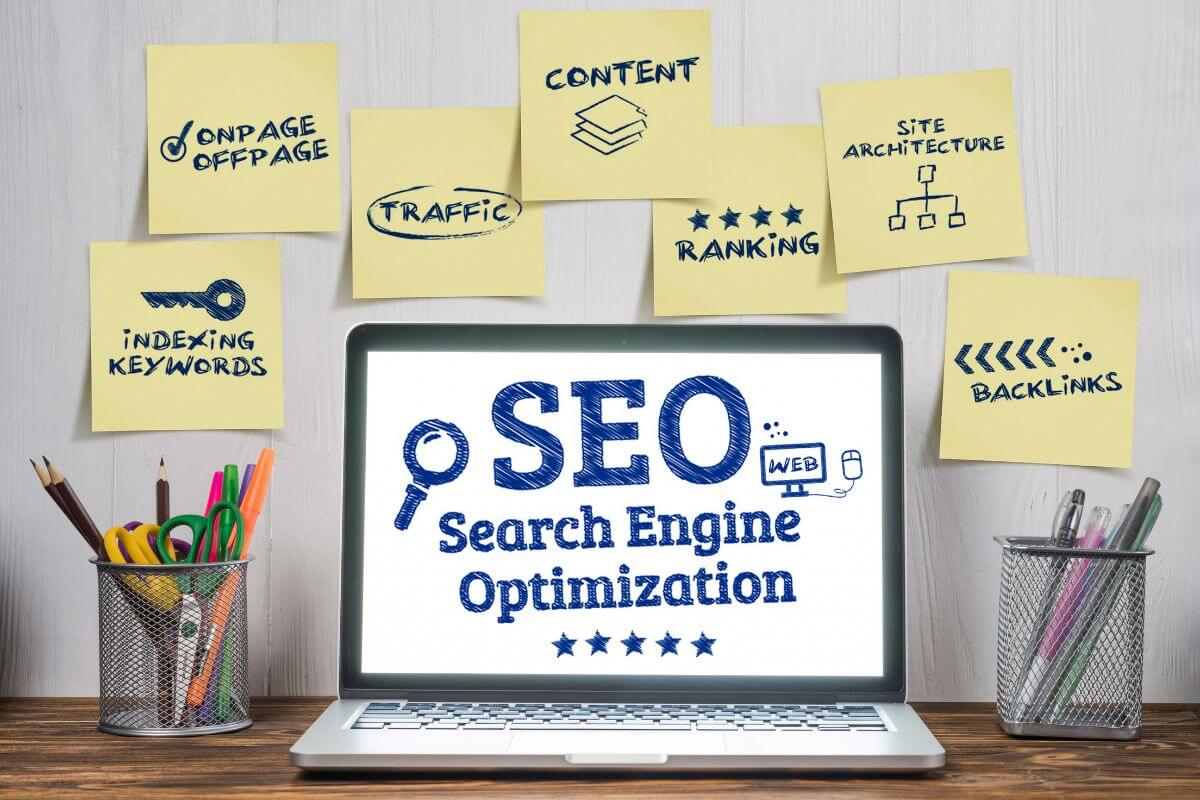 WordPress SEO dashboard showing keyword optimization and analytics for a food blog