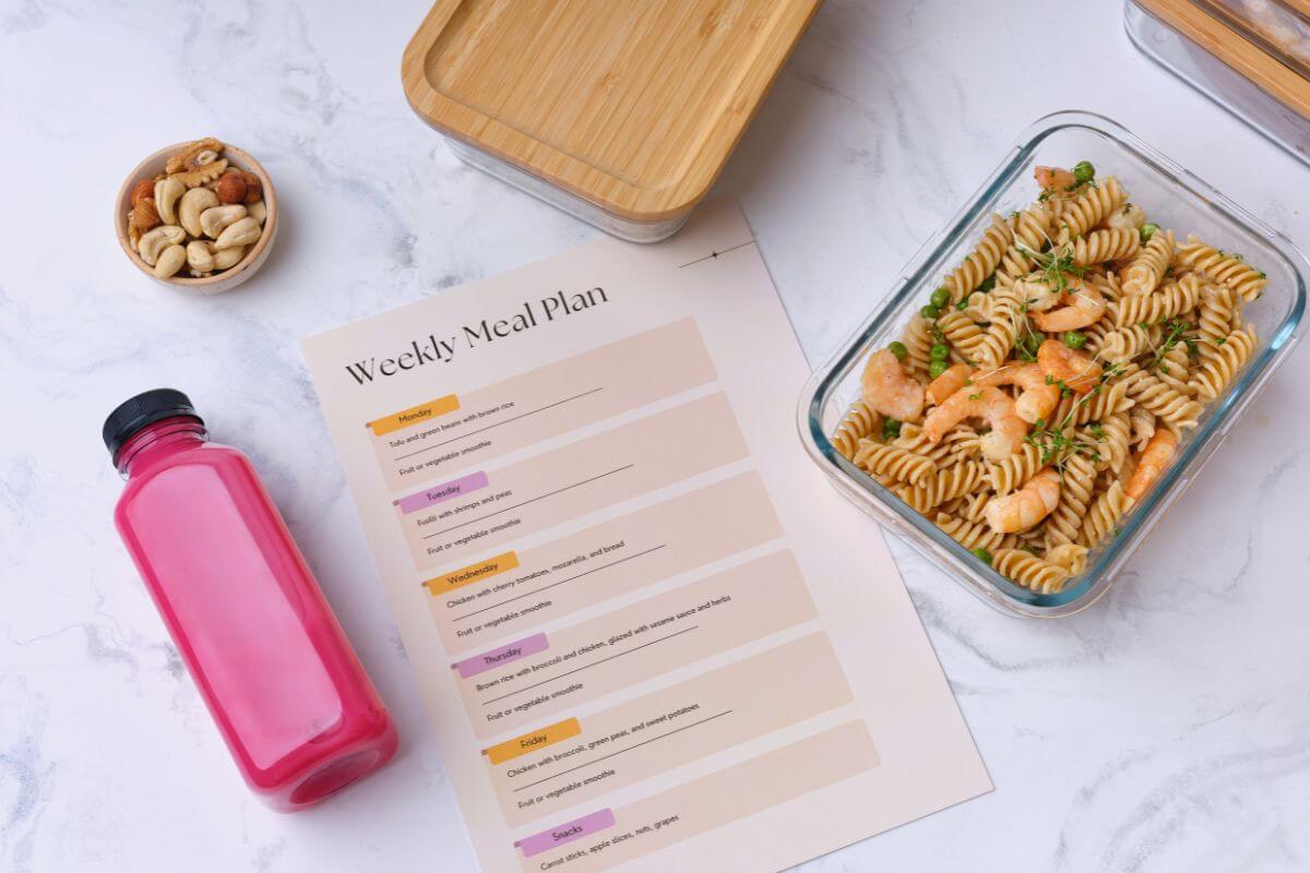 meal planning layout for the entire family